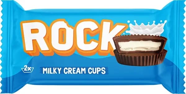 Čokoladica ROCK Milky cream cups 36g-slika