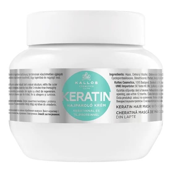 KALLOS Keratin maska za kosu 275ml-slika