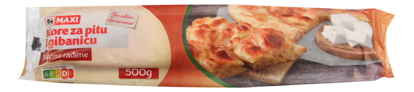 Kore za pitu i gib.rucno radj.Maxi 500g-slika
