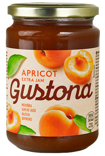 Ekstra dzem kajsija Gustona 450g-slika