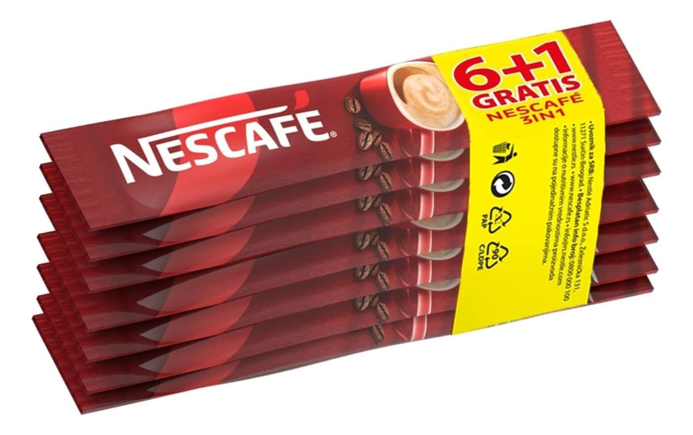 Instant kafa NESCAFE Classic 3u1 15,5g 6+1 gratis-slika