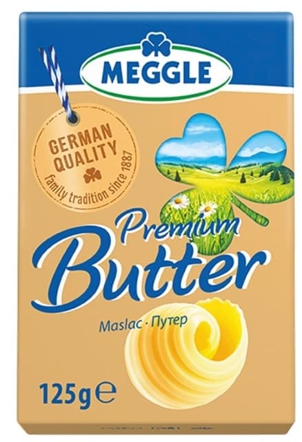 Maslac MEGGLE Alpenbutter 125g-slika