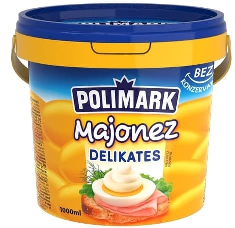 MAJONEZ DELIKATES KANTICA POLIMARK 1000ML OMNICO DISTRIBUCIJA-slika