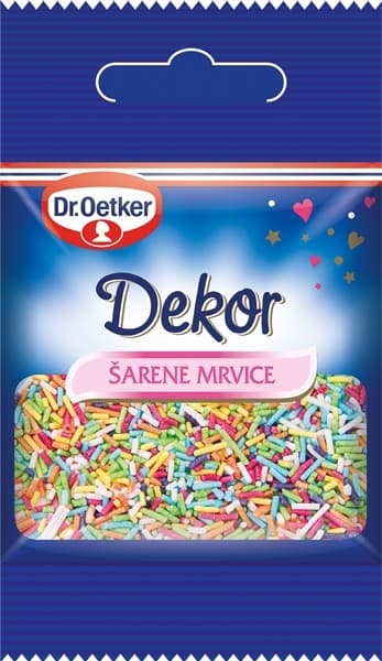 ŠARENE MRVICE DEKOR 10GR. DR.OETKER-slika