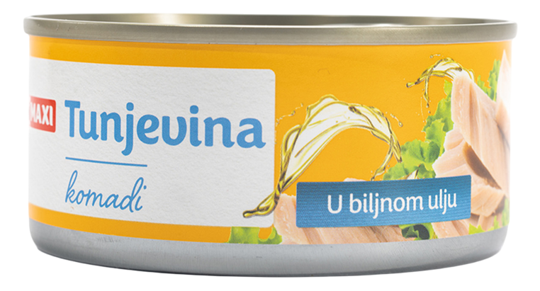 Tunjevina komadi u bilj.ulju Maxi 160g-slika