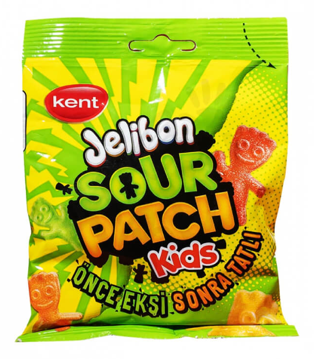 Gumene bombone KENT jelibon sour patch kids 80g-slika