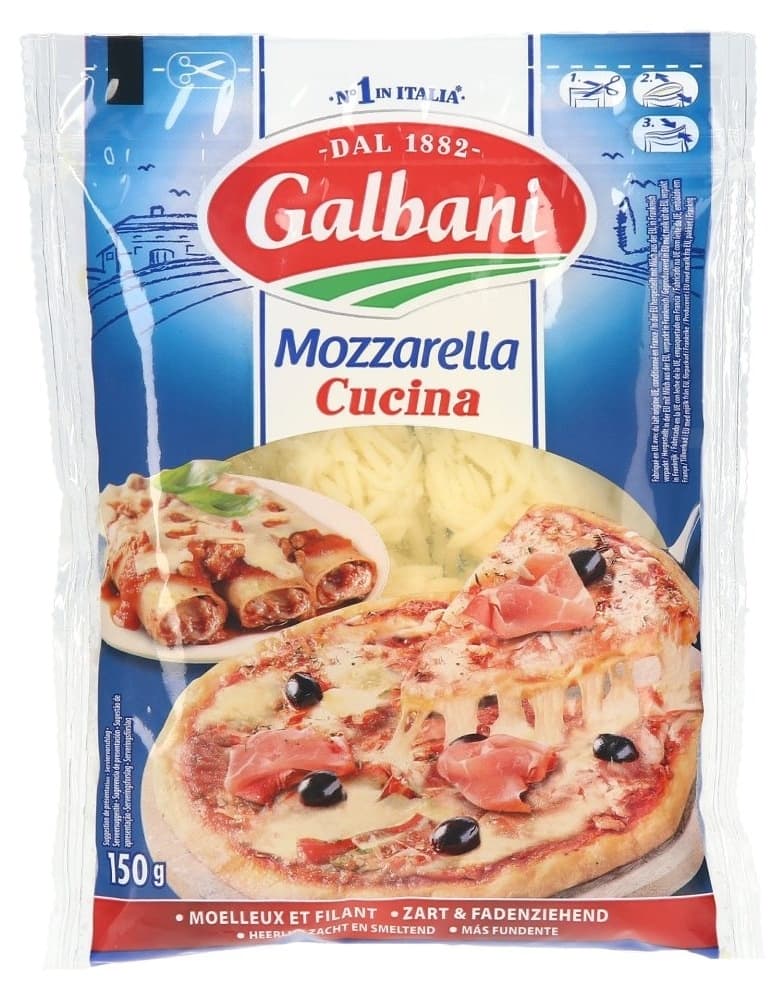 Mozzarella Galbani Cucina rendana 150g-slika
