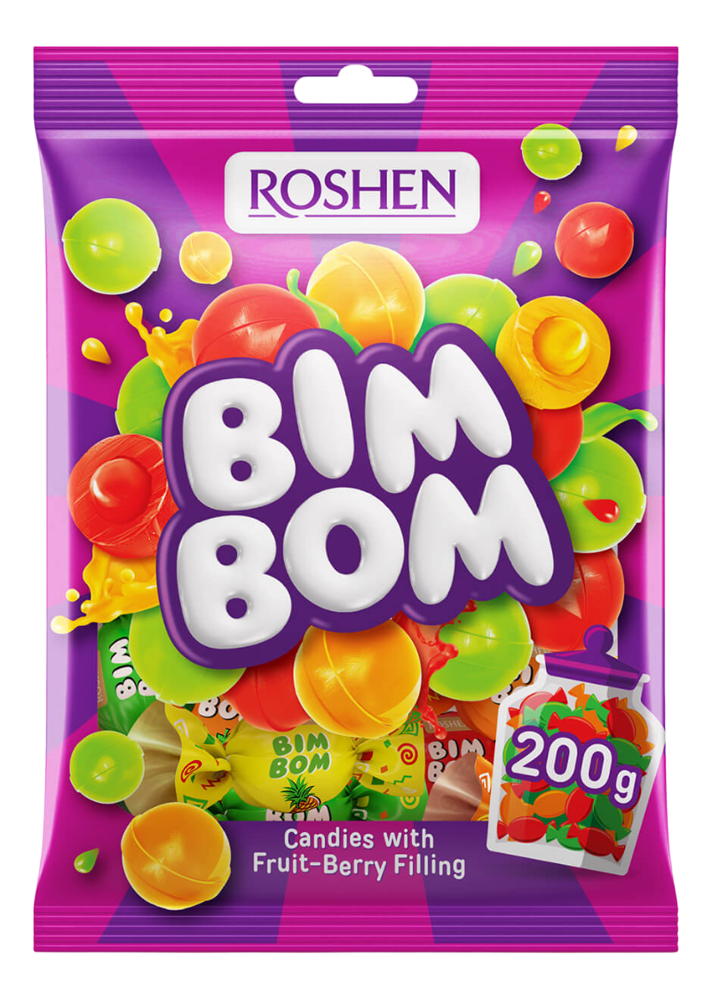 Bombone ROSHEN Bim bom 200g-slika