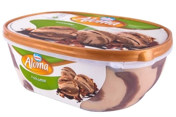 DELISTIRANO SLADOLED NESTLE ALOMA IC PREMIUM NOISETTE 900ML 532G-slika