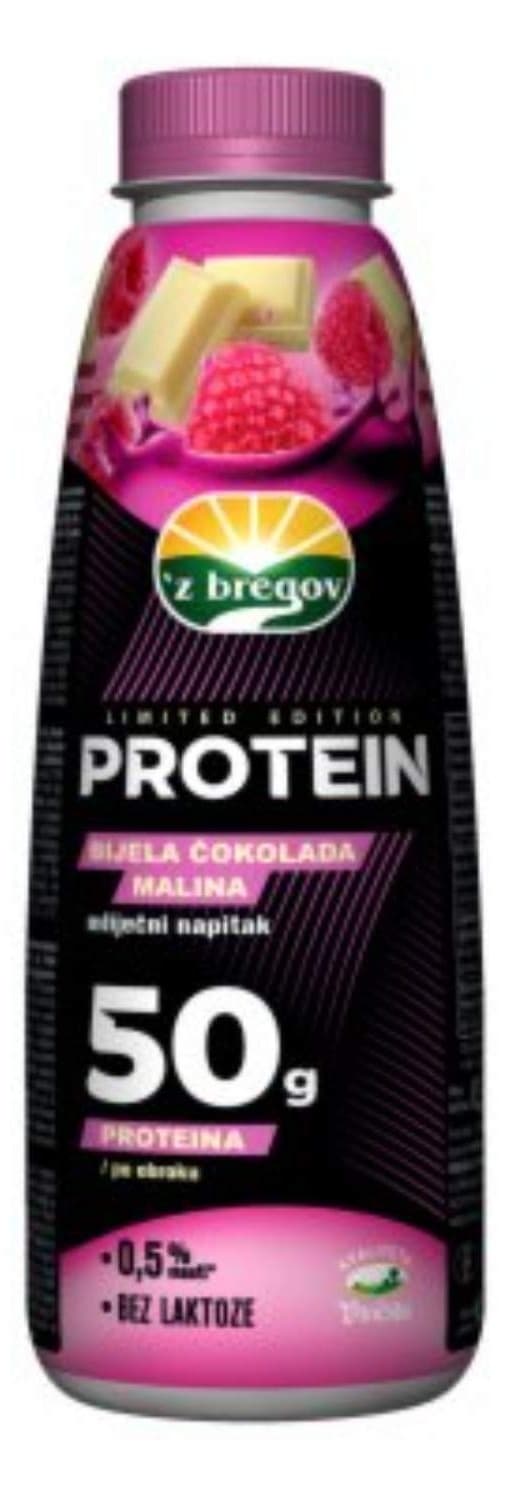 PROTEINSKI NAPITAK BELA COK. MALINA PET 0.5L-slika
