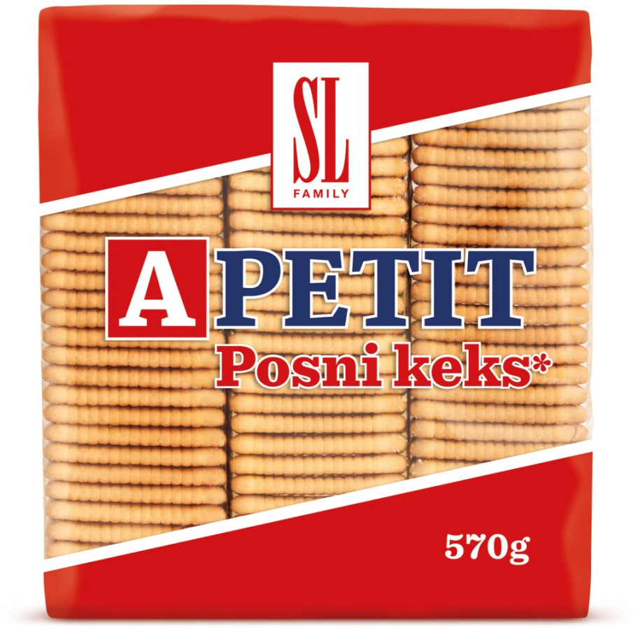SWISSLION Apetit posni keks classic 570g-slika