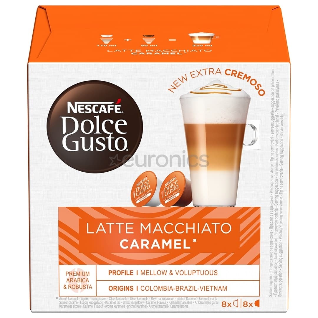 NESCAFE KAPSULE DG CARAMEL MACCHIATO 16KAPS-slika