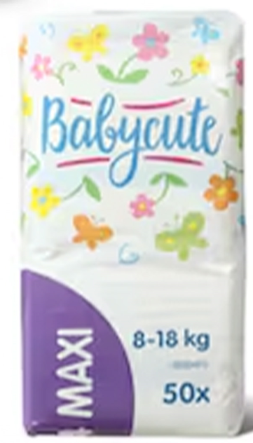 BABYCUTE pelene Maxi 4 50kom-slika