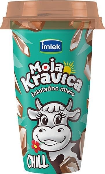 Čokoladno mleko MOJA KRAVICA Chill 1%mm čaša 230ml-slika