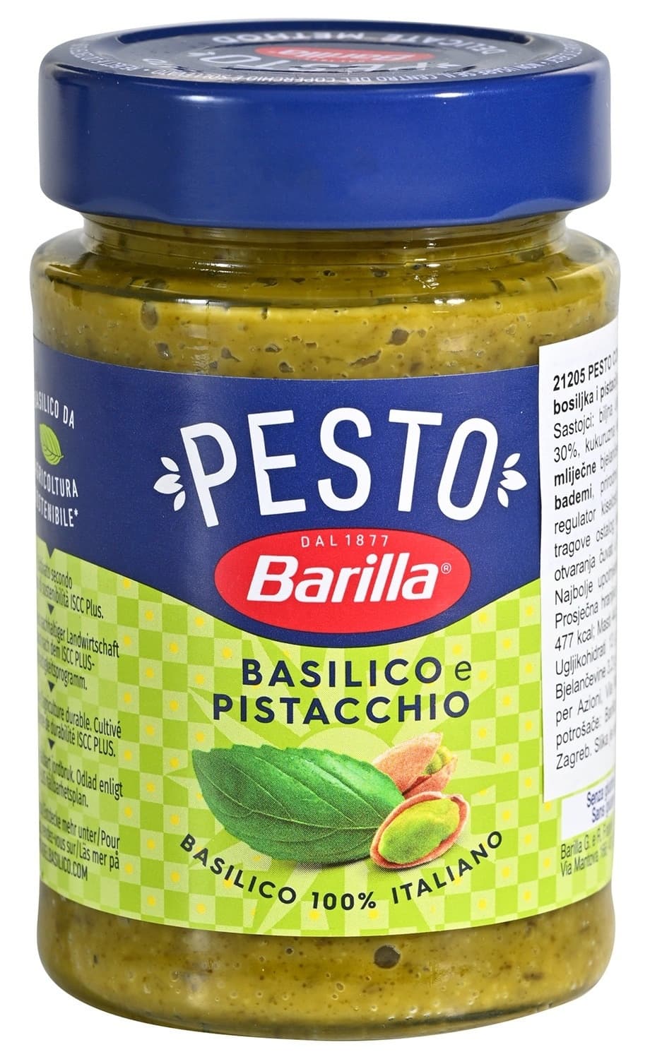 Pesto sos BARILLA pistacchio 190g-slika