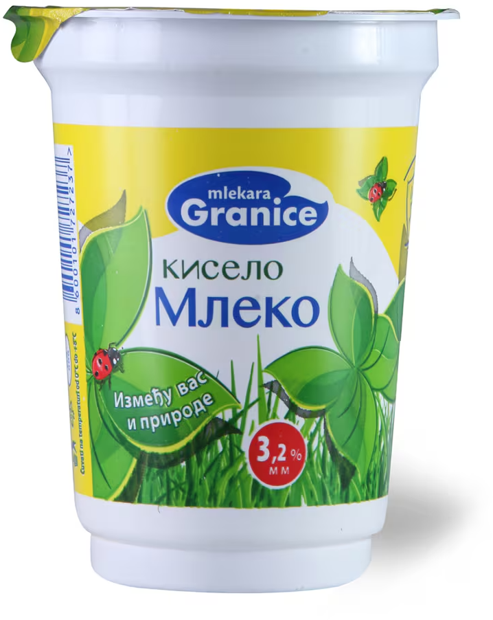 Kiselo mleko GRANICE 3,2%mm 400g-slika