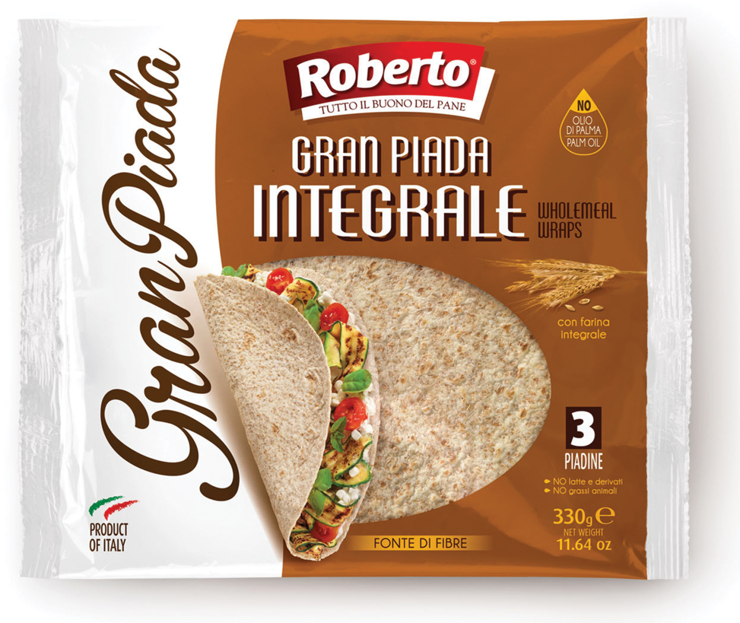 ROBERTO tortilja piadina integralna 330g-slika