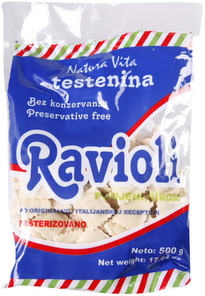 Ravioli sa sirom NATURA VITA 500g -slika