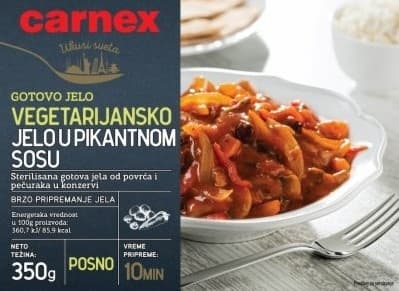 Vegetarijansko jel.u pikantnom sosu 350g-slika