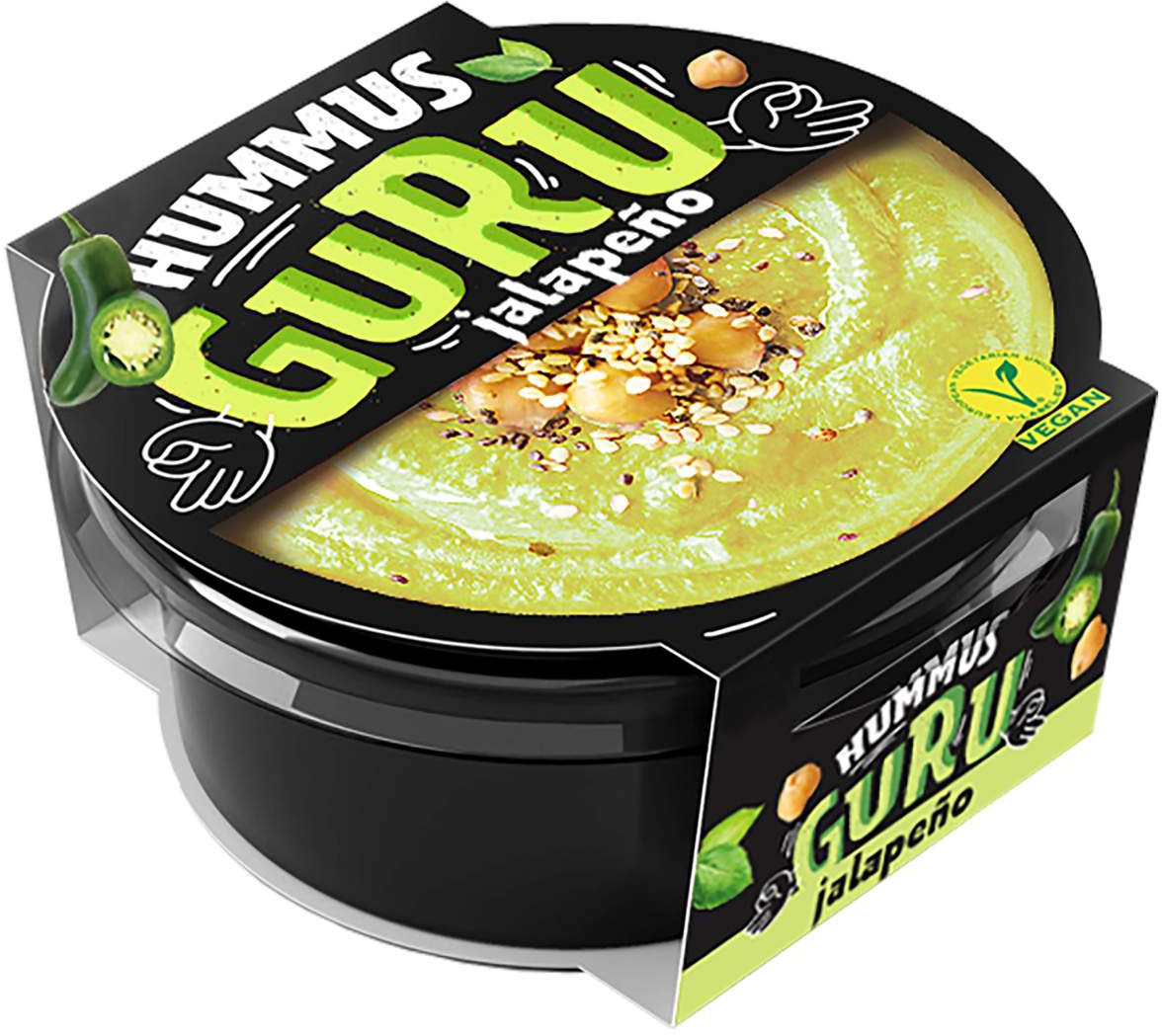 HUMMUS GURU JALAPENO 180G-slika