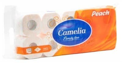 Toaletni papir CAMELIA breskva 3sloja 10kom-slika