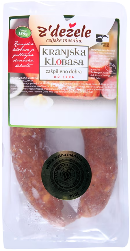 Kranjska kobasica CELJSKE MESNINE 230g-slika