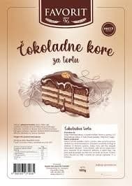 Čokoladne kore FAVORIT 470g-slika