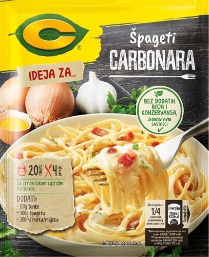 Dodatak C špageti Carbonara 37g-slika