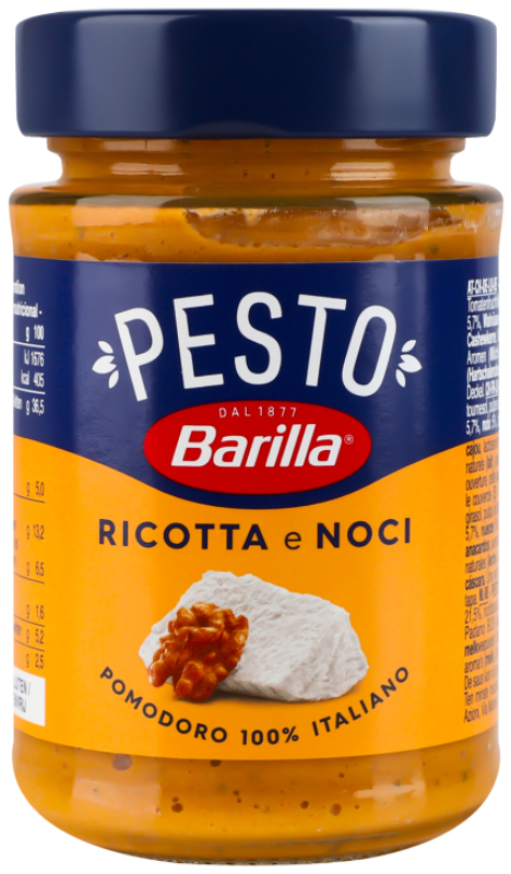Pesto sos BARILLA Ricotta e noci siciliana 190g-slika