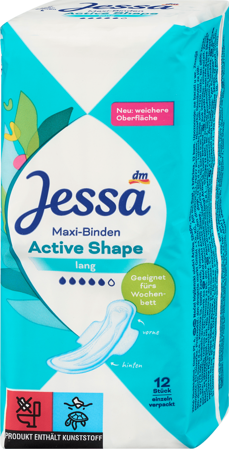 JESSA Active shape maxi ulošci dugi 12kom-slika