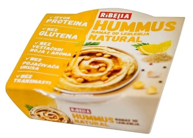 Hummus RIBELLA natural 80g-slika