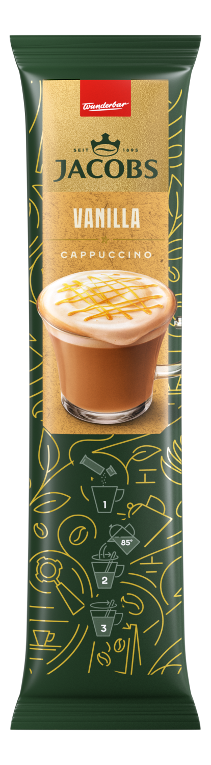 Instant kafa JACOBS cappuccino vanilla 12g-slika