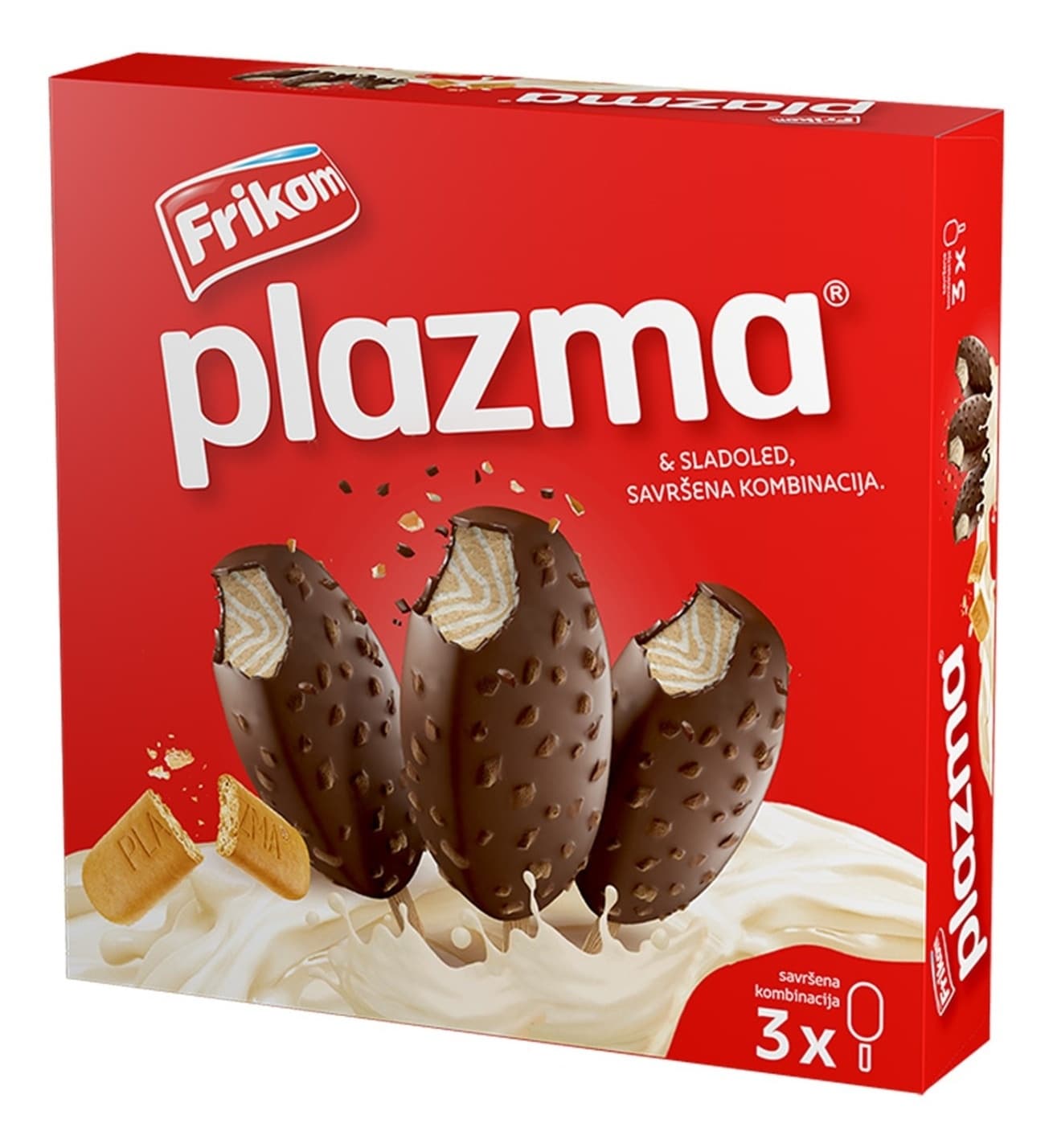 Sladoled PLAZMA multipack 3x90ml-slika