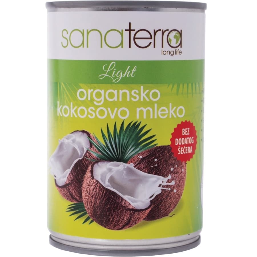 MLEKO ORG KOKOSOVO 400ML SANATERRA-slika