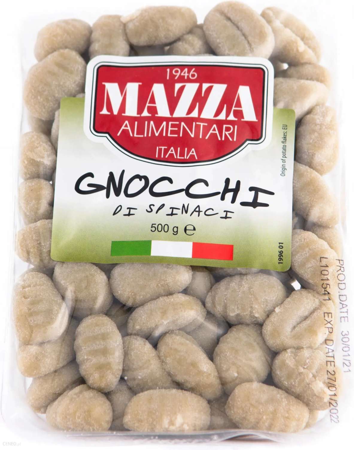 Njoke sa spanacem Mazza 500g-slika