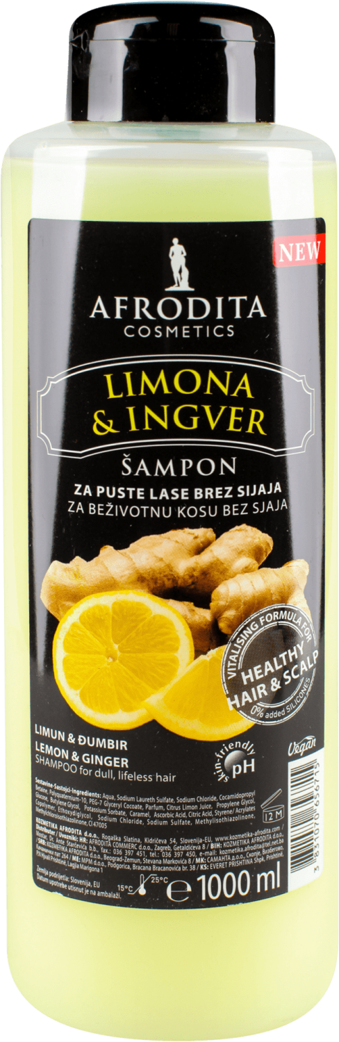 ŠAMPON LEMON&GINGER 1L AFRODITA-slika