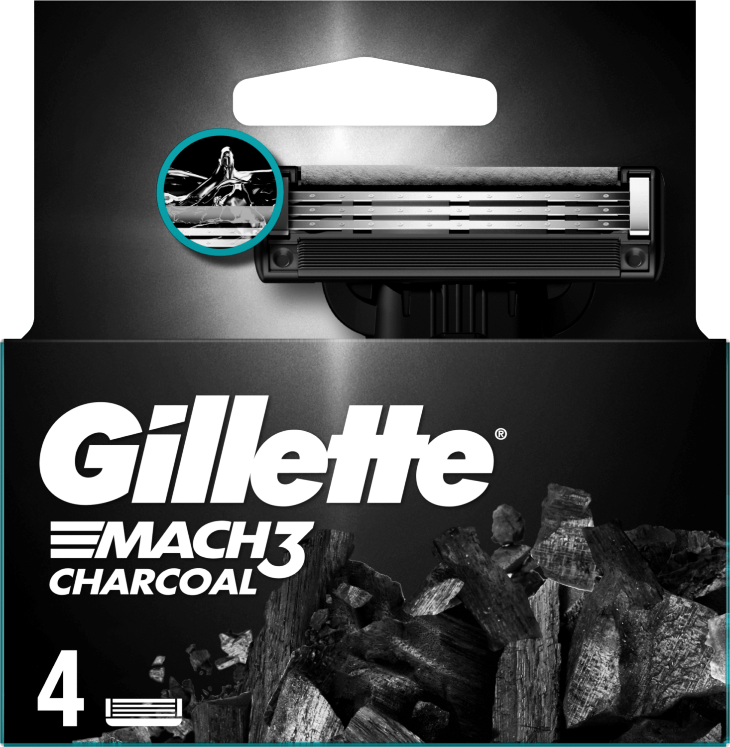 PATRONE MACH3 CHRCL BLADES 4/1 GILL-slika