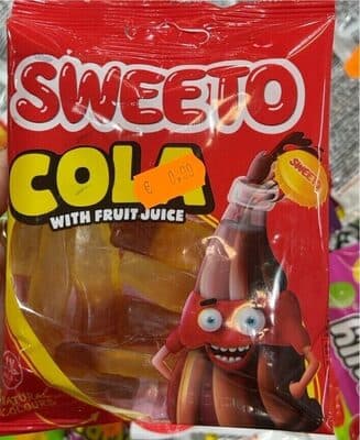 BOMBONE GUMENE COLA 80gr SWEETO-slika