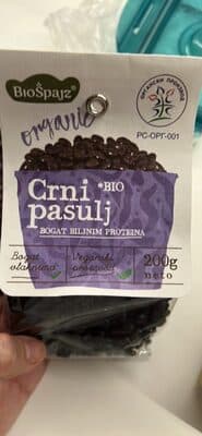 PASULJ CRNI BIO ORG 200G BIO ŠPAJZ-slika
