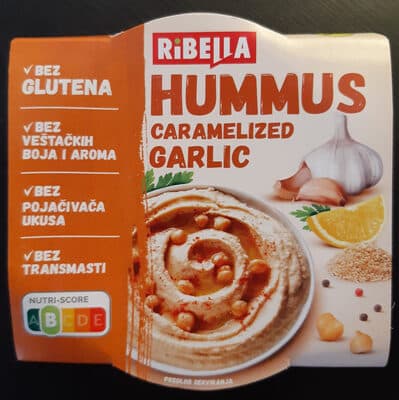 HUMUS RIBELLA CARAMELIZED GARLIC 200G-slika