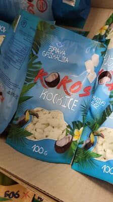 Kokos kockice Top Food 100g-slika