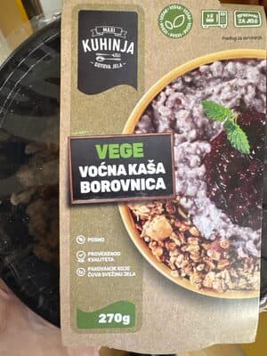 FRIENDS AND PLANTS voćna kaša borovnica Vege 270g-slika