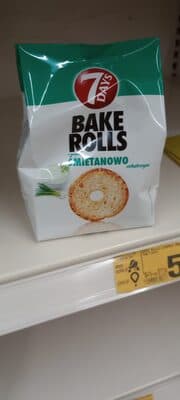 BAKEROLLS SOUR CREAM 150G 7 DAYS-slika