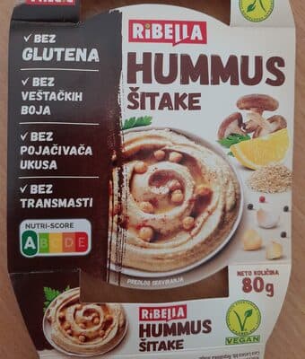 NAMAZ HUMMUS 80G ŠITAKE RIBELLA 06036-slika