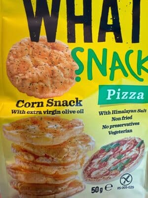 GALETE WHAT SNACK PIZZA 50G BF-slika
