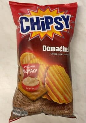 Cips Domacinski/ukus kajmaka Chipsy 160g-slika