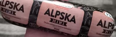 Mini alpska kobasica Yuhor 350g-slika