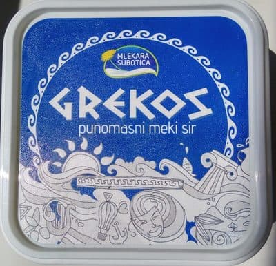 Sir Grekos punomas.meki beli 45%mm 500g-slika