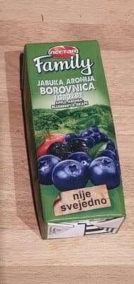 Sok borovnica Family Nectar 0,2l-slika