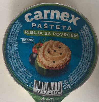 PAŠTETA RIBLJA POVRĆE 50G CARNEX-slika